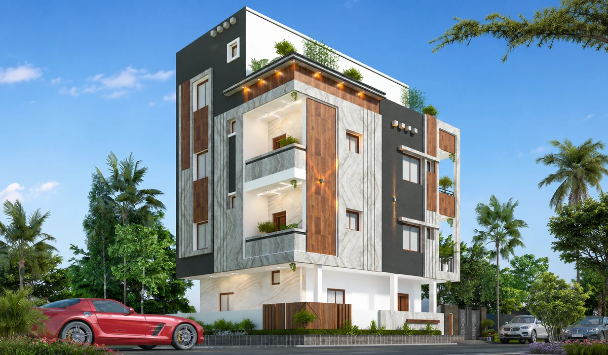 33 × 50 Plot, G+2 Floors and Penthouse